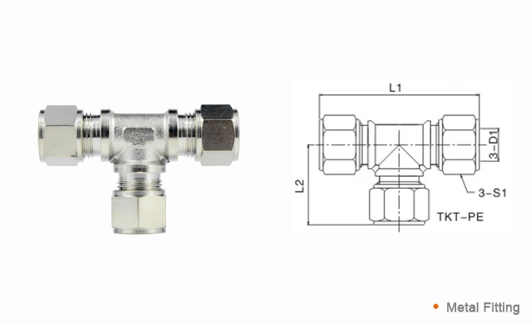 brass compression connector