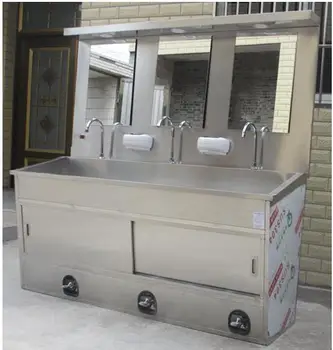 Multi Station Hand Wash Sinks Foot Pedal Operated Buy Wash Sink Wash Hand Sink Stainless Steel Washing Sink Product On Alibaba Com