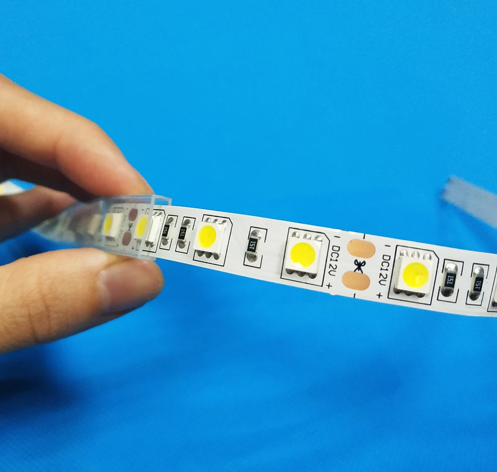 Flexible Clear Silicone Tube 10mm Rectangle Insert Led Strip Light ...