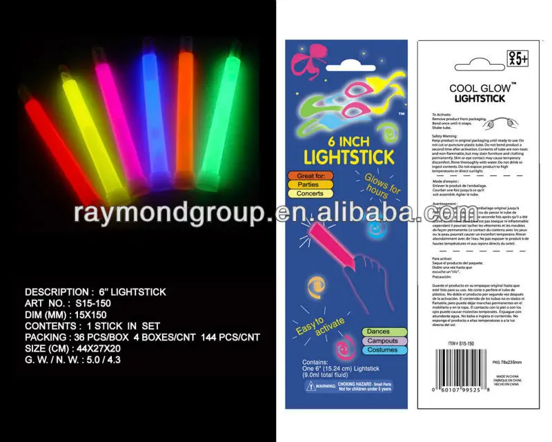 custom glow sticks