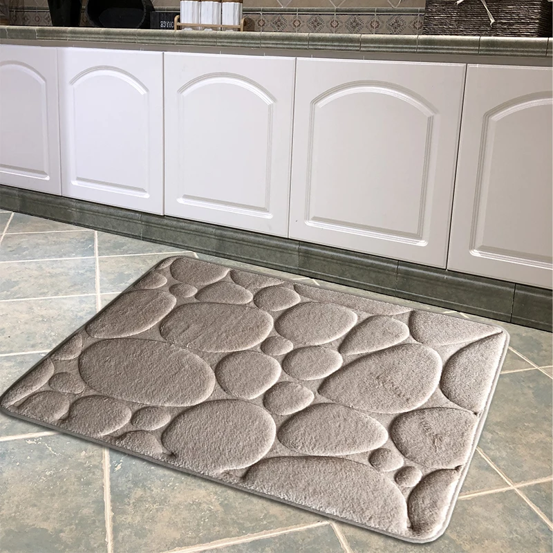 Custom Memory Foam Kitchen Floor Mat With Beveled Edge Custom Memory Foam Kitchen Floor Mat