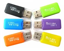 5Pcs/Lot Portable USB 2.0 Adapter Micro SD SDHC Memory Card Reader/Writer Flash Drive