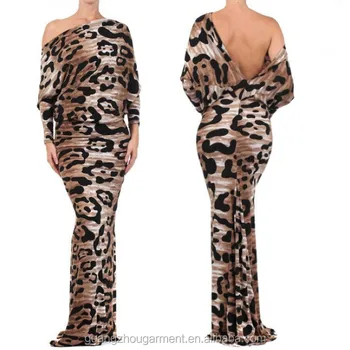 cheetah cocktail dress