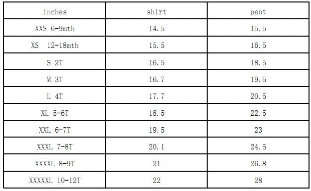 baby clothes size chart_other dresses_dressesss kids clothes size charts