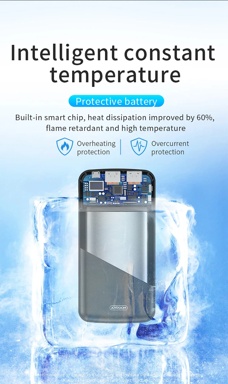 joyroom large capacity back up power bank 20000mah