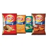 Custom printed snack food plastic bags resealable plastic potato chips/crisp packaging bag material