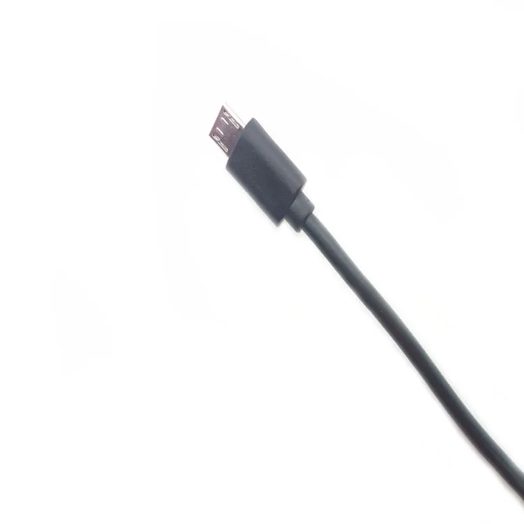 1m black PVC material usb 2.0 micro charger data cable - ANKUX.COM