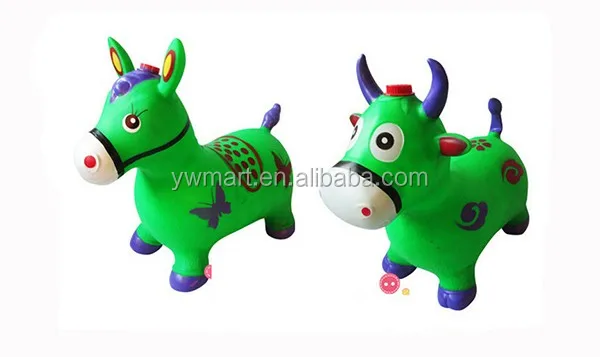 Kids Plastic Horses,Jumping Horse Toy,Inflatable Jumping Horse - Buy