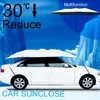 SUNCLOSE artificial brick wall panels white wood double canopy umbrella uv protection car window cover