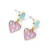 2019 Cute design chic style fashion earrings trendy jewellery in gold plated copper alloy for women