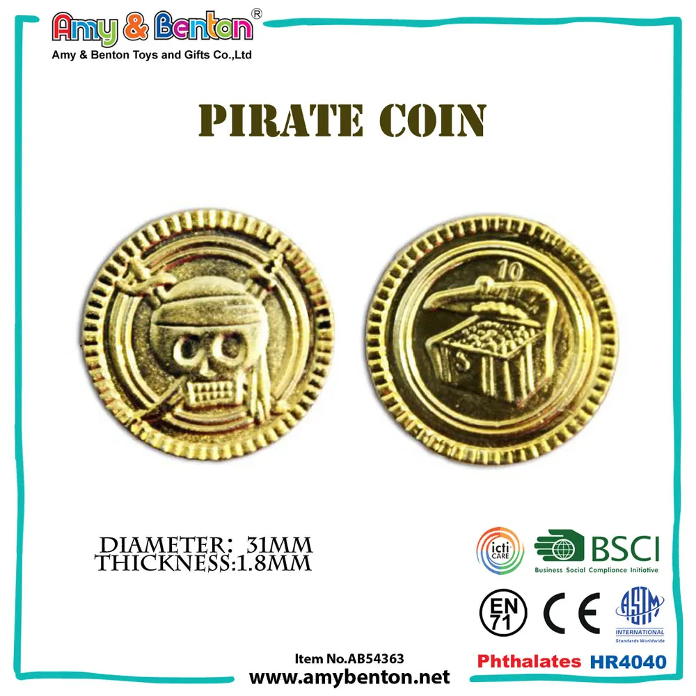 pirates gold coins