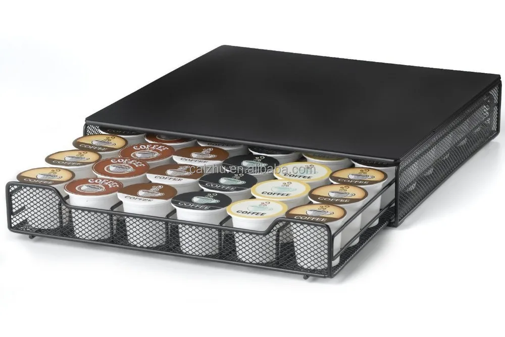36 Pods Keurig Black K Cup Coffee Drawer Coffee Pod Storage
