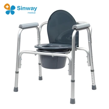 Medical Portable Aluminum Folding Bedside Commode Toilet Chair Buy Folding Bedside Commode Medical Portable Toilet Chair Aluminum Commode Chair