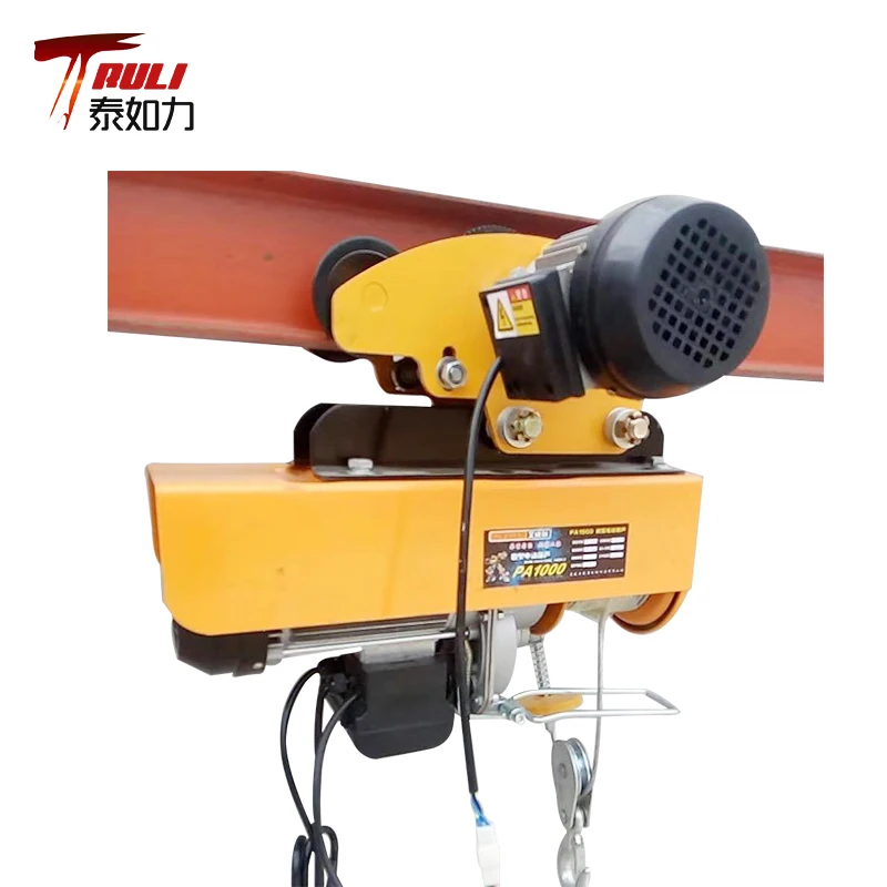 220v Pa 400 Model Remote Control Mini Electric Hoist 1 1.5 2 5 10 20