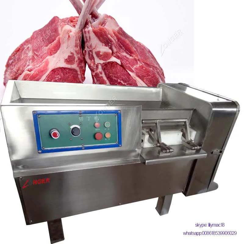 Commercial Used Automatic Goat Meat Cubes Cutting Meat Cutter Machine