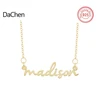 personalized name initial letter jewelry name necklace 925 silver sterling