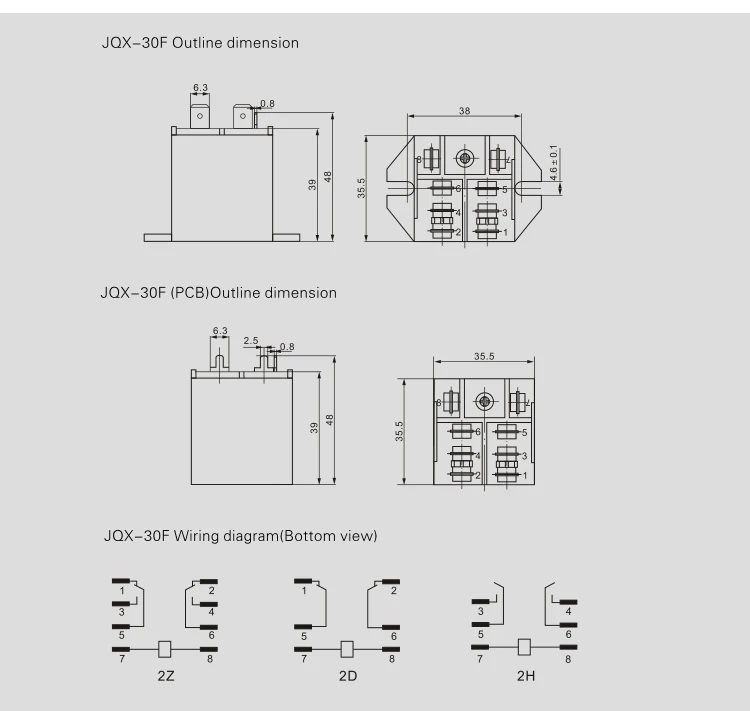 Power Relay - JQX-30F