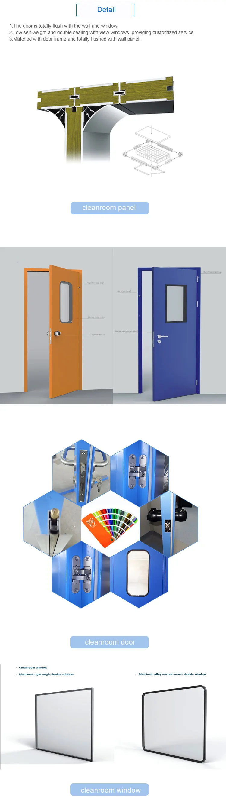 cleanroom door/pharmacy doors