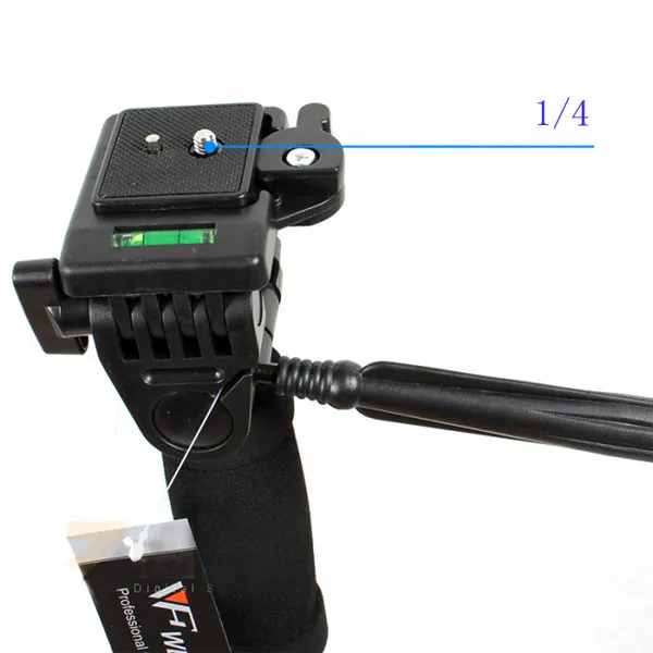 Weifengmonopié De Metal De Aluminio Con Cabeza De Bola Para Cámara De