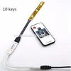 9,10,11,12,14,24,44keys Mini RF rgb LED Wireless Remote Controller