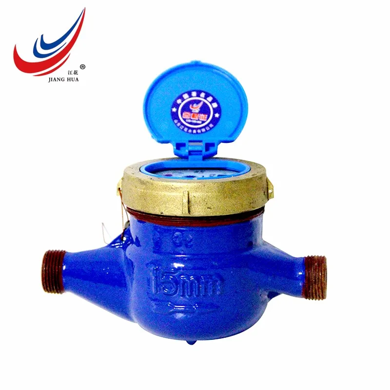 32mm Sealed Water Meter Brass Body Mechanical Water Meter For Garden