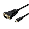 USB Type C to VGA Male 1080p HDTV Monitor Cable for Laptop