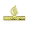 Laser Engraved Polish Mirror Brass Name Tag With Variable Data