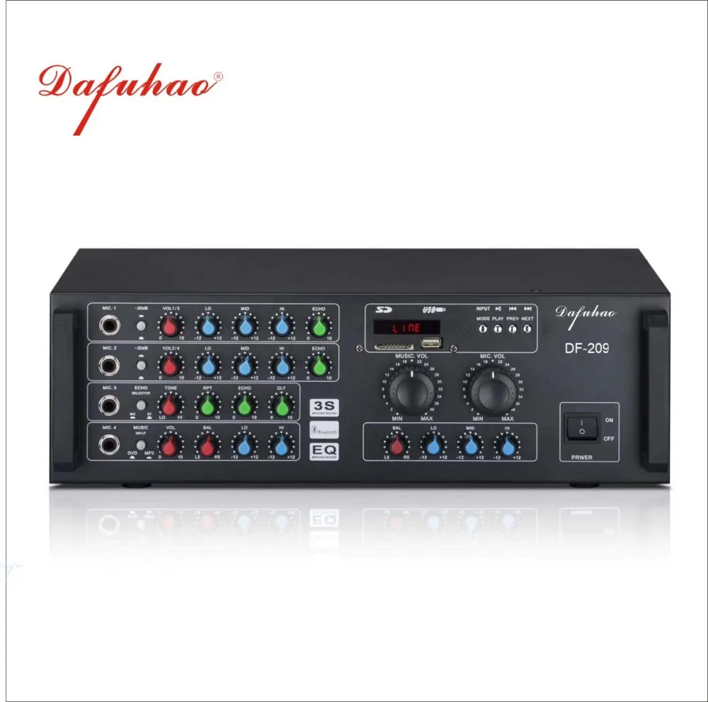 Music Amplifier 1 U Power Echo Digital Stereo Echo Mixing Amplifier