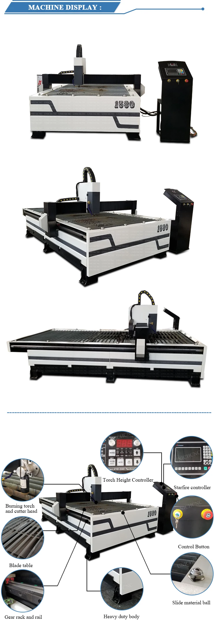 cnc plasma cutting machine control panel