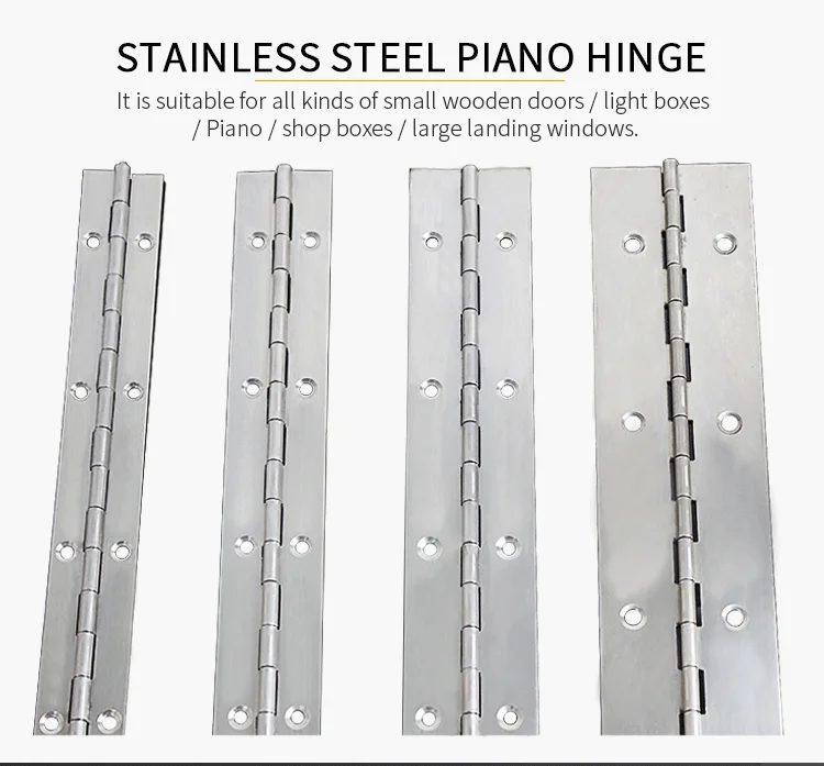Wholesale Price Long Continuous Hinges Stainless Steel Piano Hinge