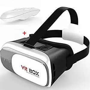 virtual reality 3d vr glasses goggles 3d VR Virtual Reality Headset Virtual Reality 3D VR Box with bluetooth control for iphone 6