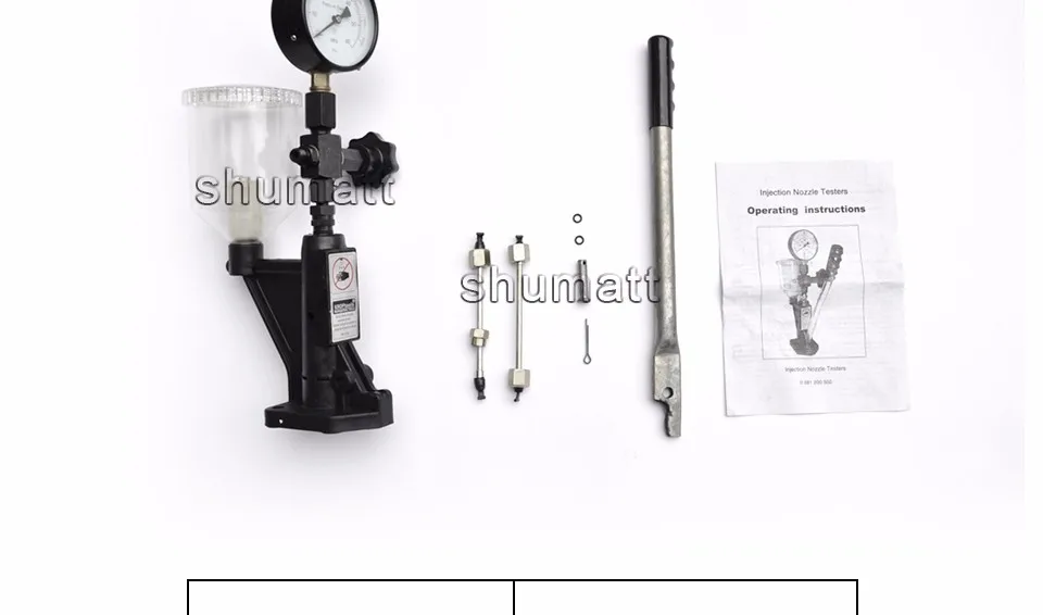 Diesel Injector Nozzle Pop Tester With 0 400 Bar / 0 6000 Psi Buy Diesel Injector Nozzle