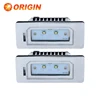 Superior quality 2CREE. Silver Aluminum license light for BMW. E82 E88 E90 E91 E92 E93 LED number plate lamp