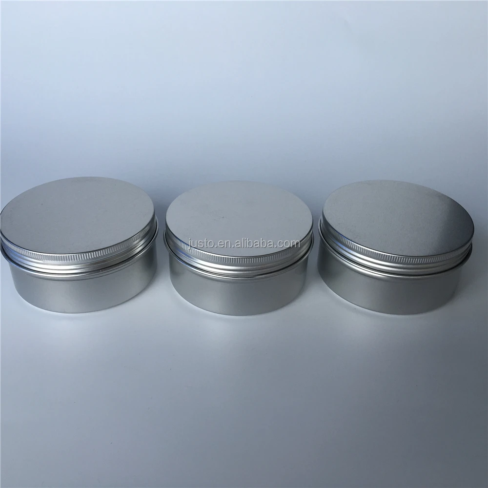 Wholesale 250ml Aluminum Tins Candle Aluminum Jars Cosmetics Tins For
