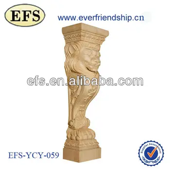 Classic Hand Carving Animal Wood Corbels