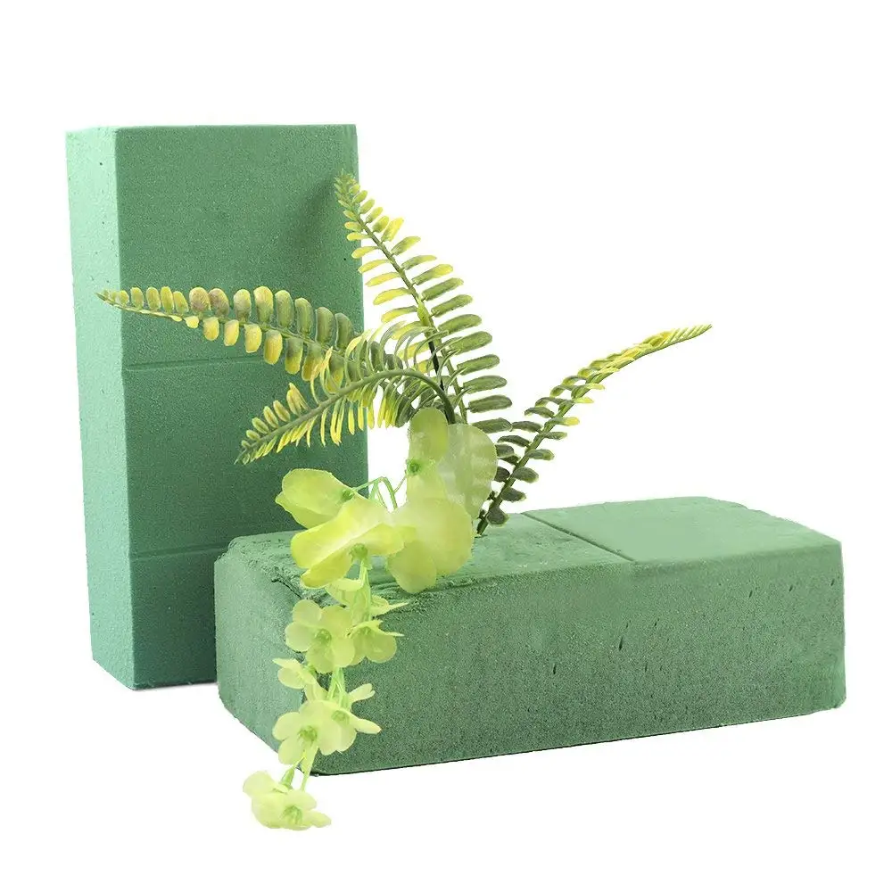 Mokylor Pack of 6 Dry Floral Foam Blocks, Florist Flower Styrofoam Green Bricks for Fresh Cut Floral Arrangements