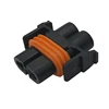 12184819 2 pin electric plug 2 flat pin plug tyco waterproof wire connector 2 pin H8 H9 H11 9005 9006 lamp connector
