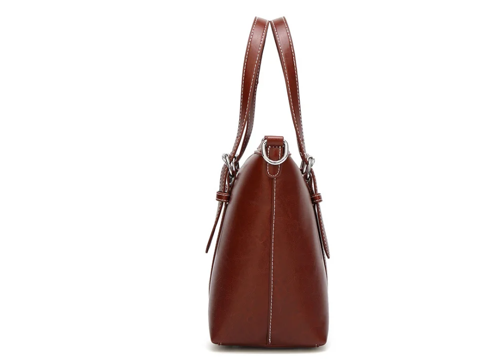 New Style Women Big Capacity PU Leather Tote Style One Shoulder Bag/Handbag