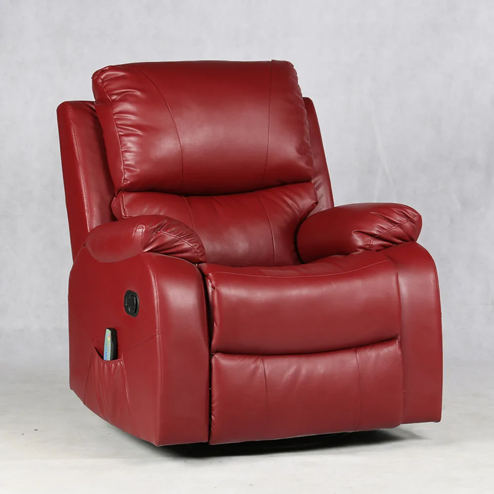 Modern European Style Leather Reclining Massage One Seater Seat Cinema