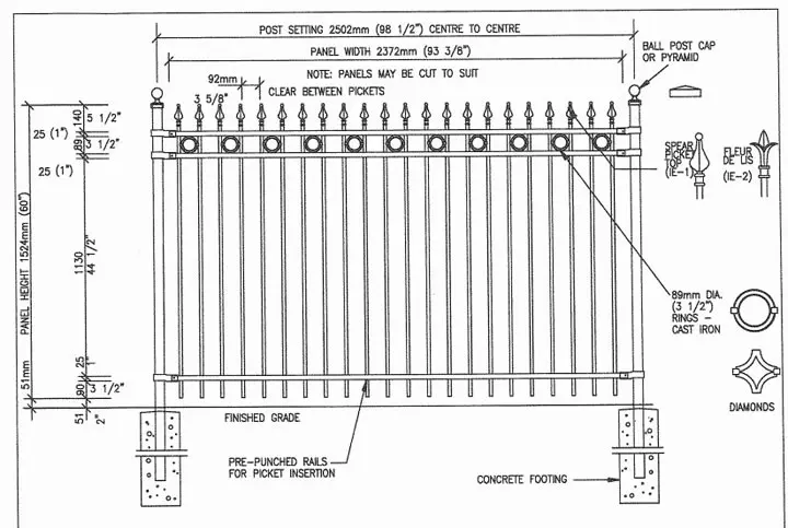 Black Powder Coated & Galvanised Garden Security Square Steel Tube ...