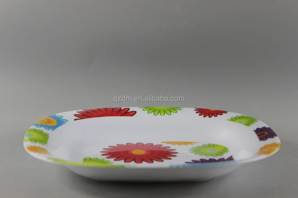 Square Shape Melamine Soup Plate