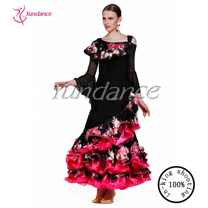 Ab035 Ruffled Gypsy Dance Costumes For Girls Buy Gypsy Dance Costumes