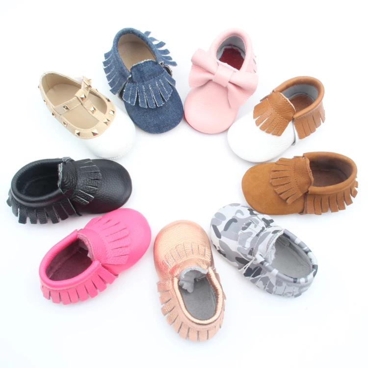 Shoes Soft Sole Wholesale First Walking Slippers Cute Genuine Leather