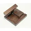 Customized Wooden Display Wrapped Wood Jewelry Watch Display Stand