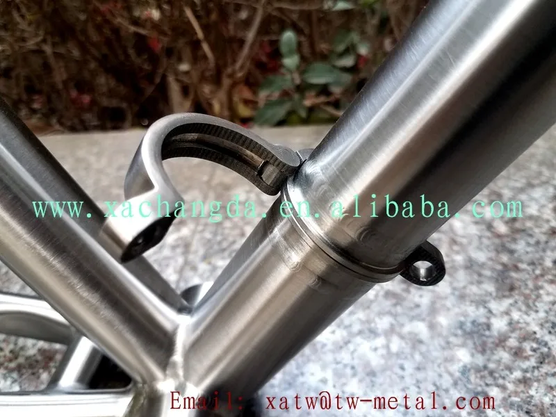 titanium folding bike frame