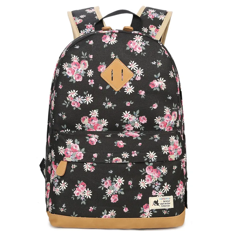 girls floral backpack