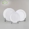 Best price one time use dishes modern different shapes plastic cheap white dinner plates for restaurant