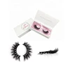 One dollar custom 3d silk lashes private label handmade faux mink eyelash packaging box eyelashes vendor