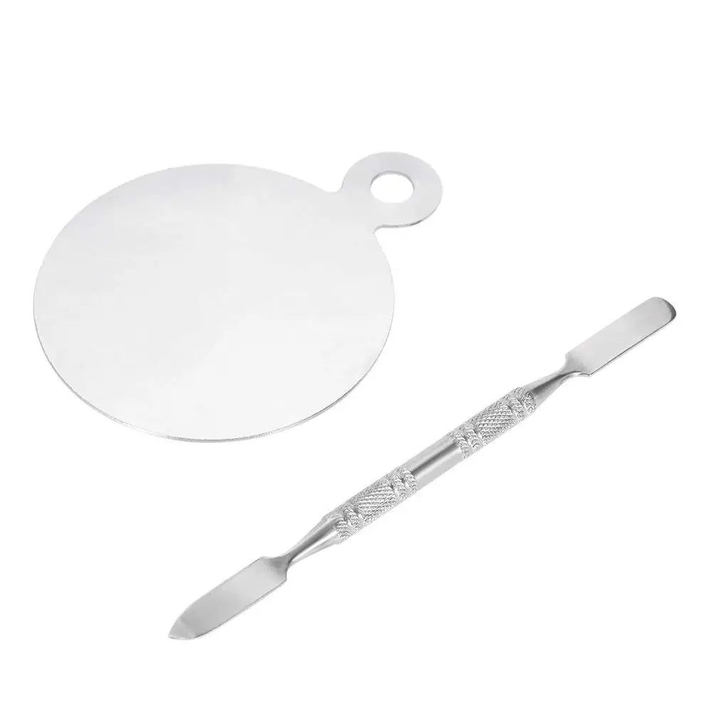 Amazon Com Tinksky Stainless Steel Makeup Blending Palette Spatula