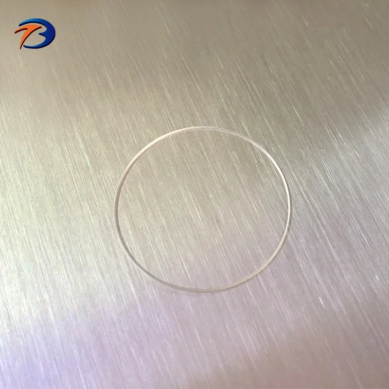 Optical glass clear customized shape quartz plate wafer for window applications